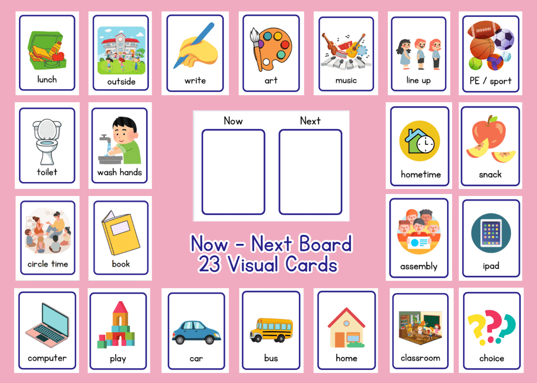 Mash > Back to School > Now - Next Board &amp; Visual Cards